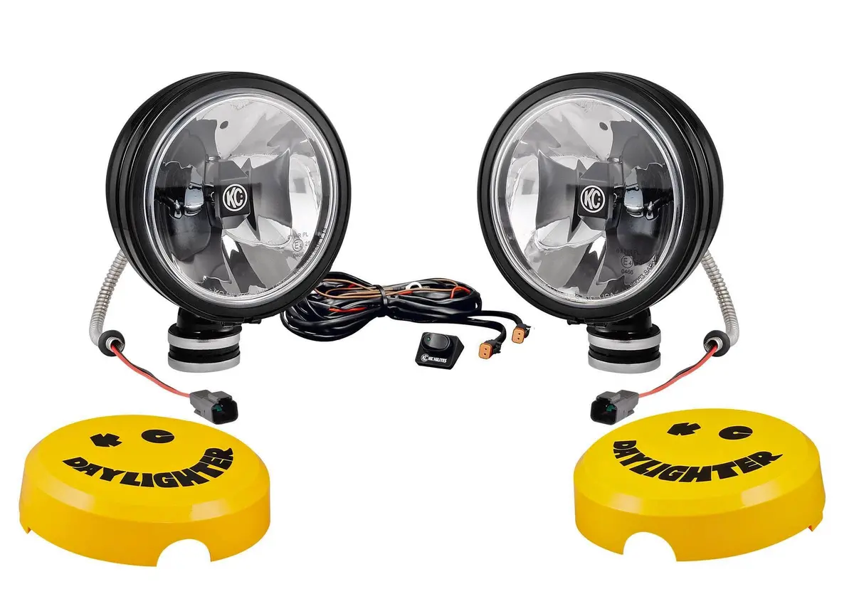 Kc Hilites 651 20 Watt Led Spot Beam Daylighter Pair Pack In Black 1