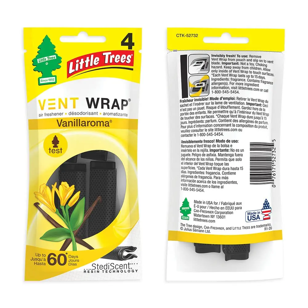 Little Tree Vent Wrap (Vanillaroma) 1