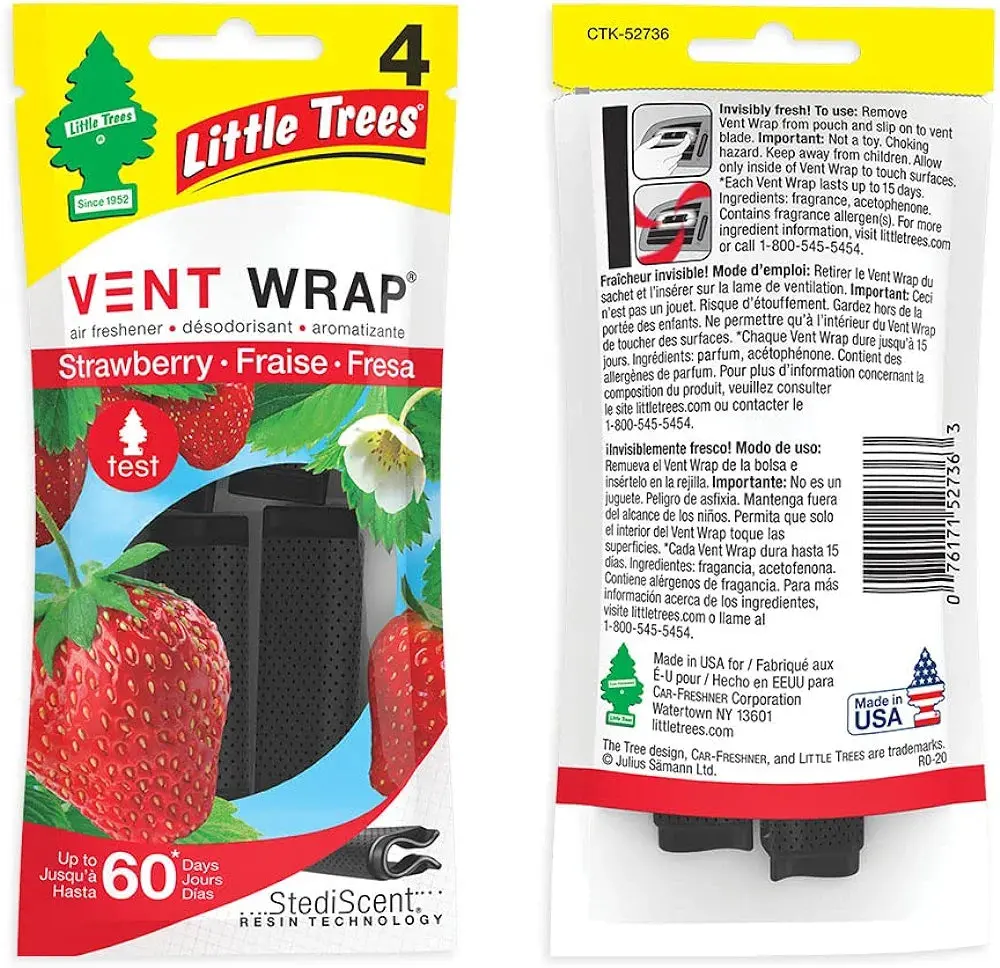 Little Tree Vent Wrap (Strawberry) 1