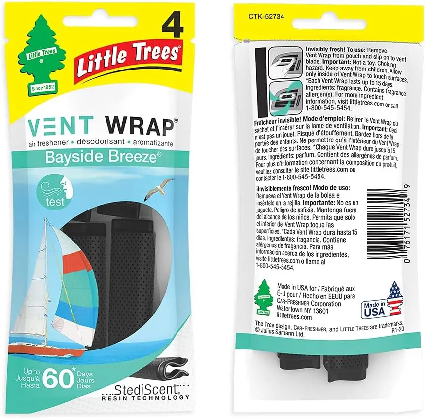 Little Tree Vent Wrap (Bayside Breeze) 1