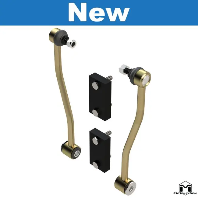 Metalcloak Jeep Jl Wrangler Rear Offset Sway Bar Link Extension Kit, 12" 7277.1 1
