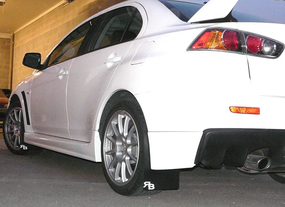 Mitsubishi Lancer Evolution X, Evo X 2008-2016 Rally Mud Flaps 5