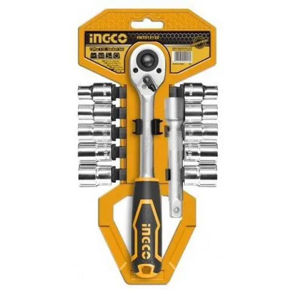 Ingco 12Pcs 1/2" Socket Set 1