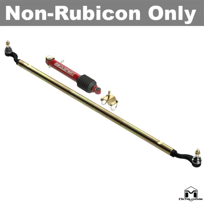 Metalcloak Dog-Legged Tie Rod & Rocksport Stabilizer Kit, Jl Wrangler | Jt Gladiator, Non-Rubicon Edition 7629 1