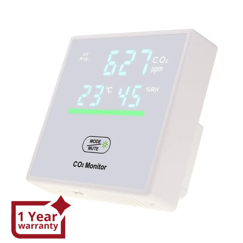 7730 Smart Co2 Carbon Dioxide Indoor Air Quality Monitor Temperature Humidity Measurement For Bedroom Close Rooms Offices Classroom 1