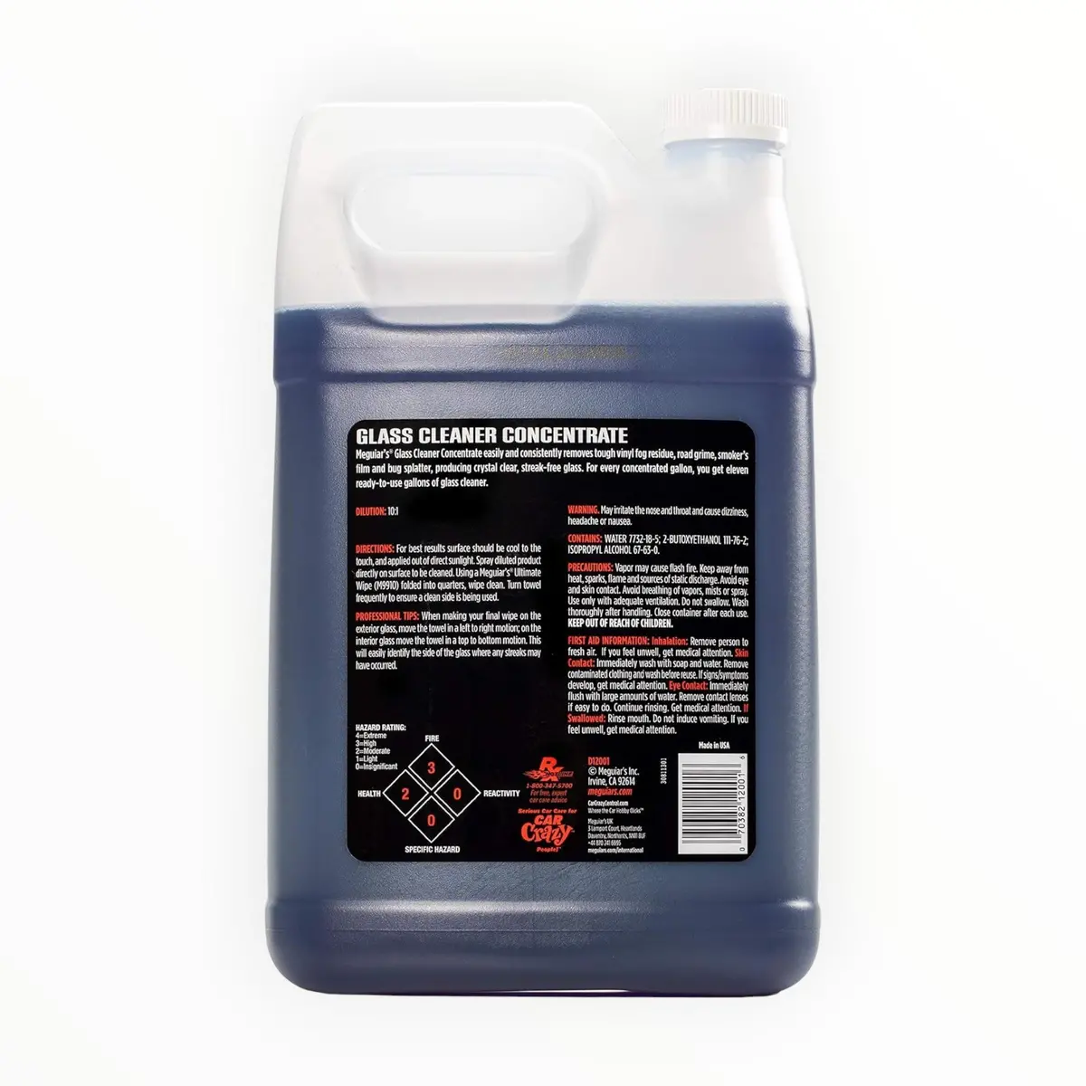 Meguiar's Glass Cleaner Concentrate 1 Gallon / 3.78 L (D12001) 2
