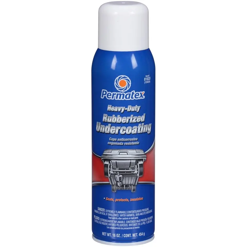 Permatex 81833 Heavy Duty Rubberized Undercoating, 16 Oz. 1