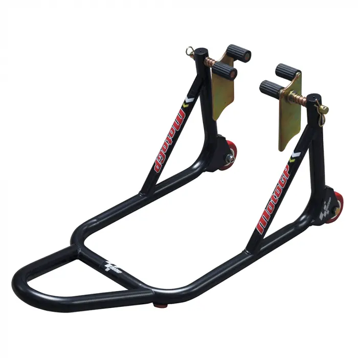 Motogp 1 Piece Fork Fitment Fitment  Front Track Paddock Stand - Black 1
