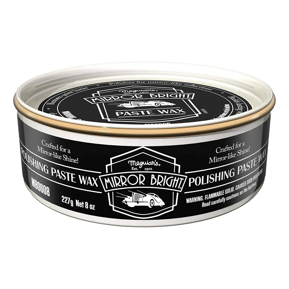 Meguiar's Mirror Bright Polishing Paste Wax 1