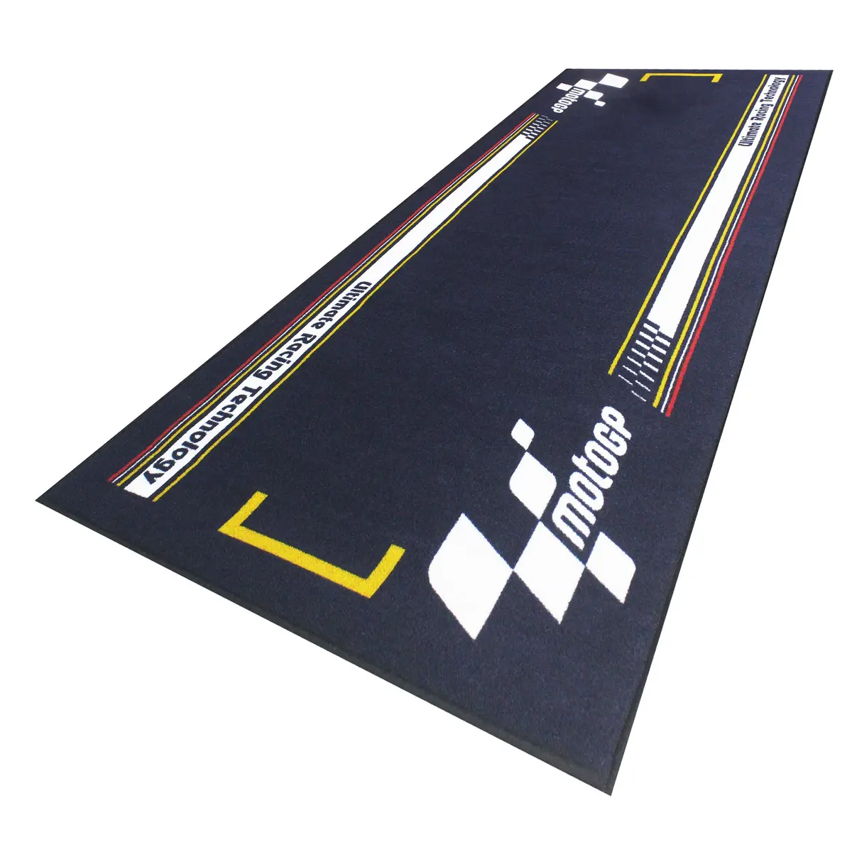 Motogp Blue/White Team Mat Garage Mat 190X80cm Non-Slip Oil/Water Resistant Backing 1