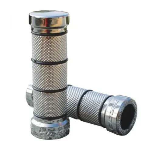 New Progrip Custom Soft Chromed Rubber Grips 130Mm 1