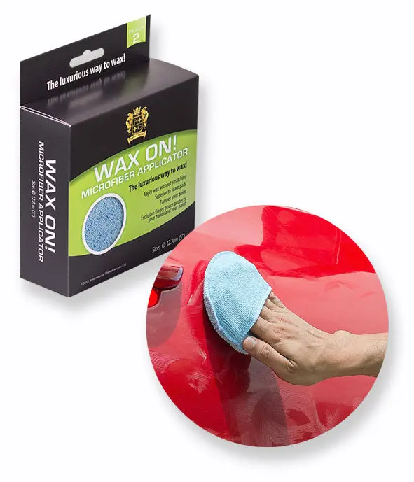 Posh Pile Wax On Microfiber Applicator 1
