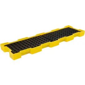 Eagle 1647 4 Drum Inline Spill Containment Platform - Yellow With No Drain 1