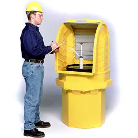 Ultra-Hard Top P1 Spill Pallet® 1 Drum Locking Containment Unit 9641 - With Drain 1