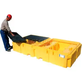Ultratech Ultra-Twin Ibc Spill Pallet® 1144 With Drain 1