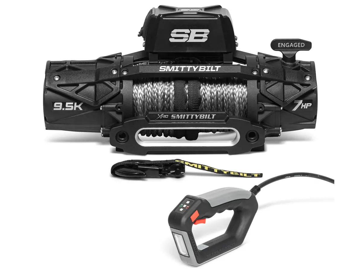 Gen3 9.5K Smittybilt Winch W/ Synthetic Rope 1