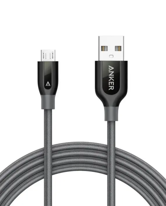 Anker Powerline+ Micro Usb 6Ft Gray 1