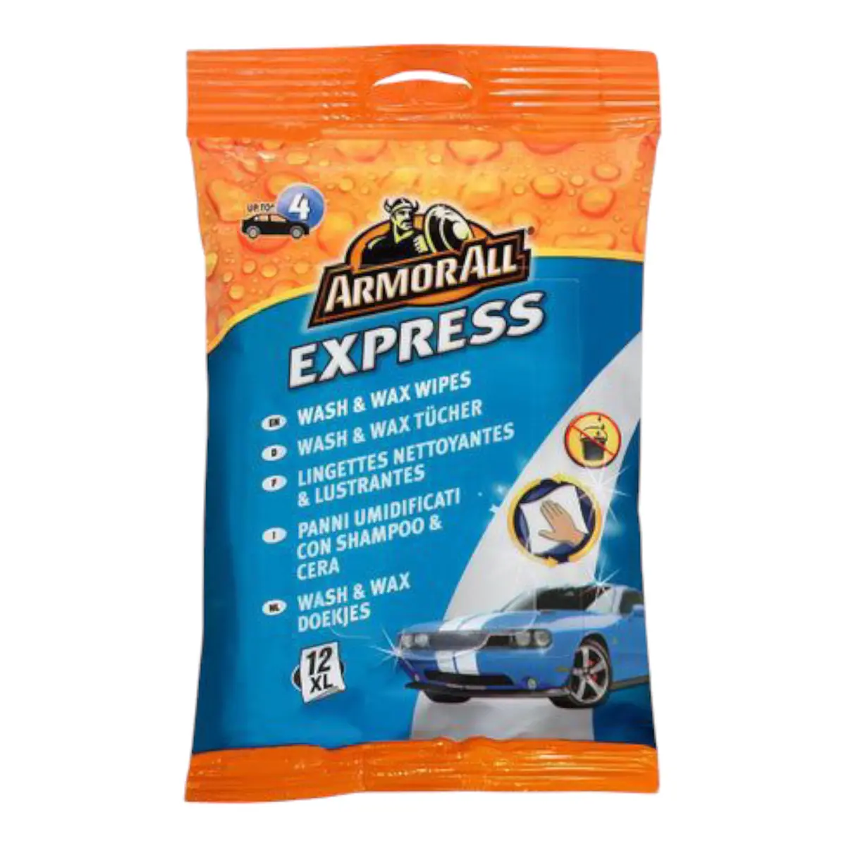 Armorall Express Wash N Wax Wipes 1