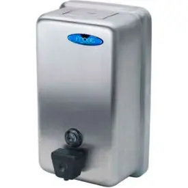 Frost Wall Mount Manual Vertical Liquid Soap Dispenser - Stainless - 708A 1