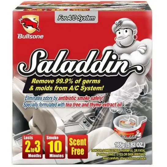 Bullsone Saladdin Car Fumigation Deodorizer For A/C System No Scent 1
