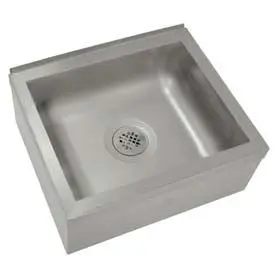 Advance Tabco® Floor Mounted Mop Sink, 20L X 16W X 6D Bowl 1