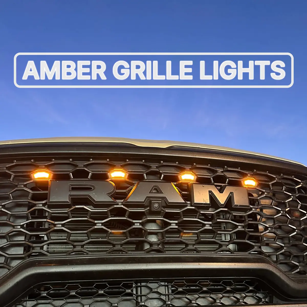 Amber Grille Led Marker Lights | 2025+ Ram 1500Dt Trucks 1
