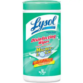 Lysol® Disinfecting Wipes Lemon Lime Blossom, 80 Wipes/Can 6/Case - Rac77182ct 1