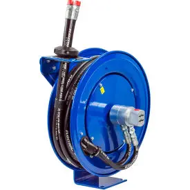 Coxreels Mpd-N-330 3/8"X30' 3000 Psi Dual Hydraulic Spring Retractable Steel Hose Reel 1