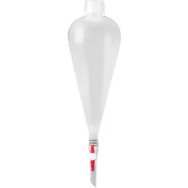 Bel-Art Polypropylene 250Ml Squibb Pear-Shaped Separatory Funnel 1