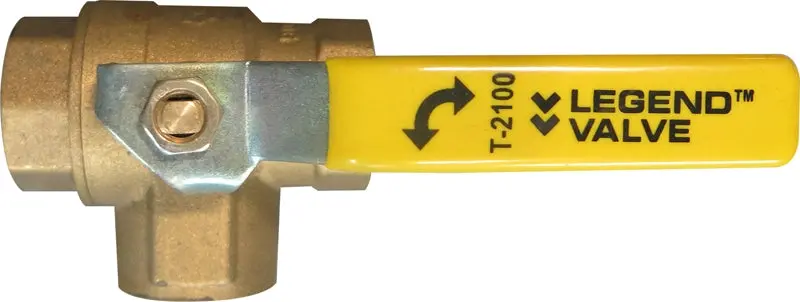 3 Way Ball Valve 1In. L Port With F 1In. Fnpt 1