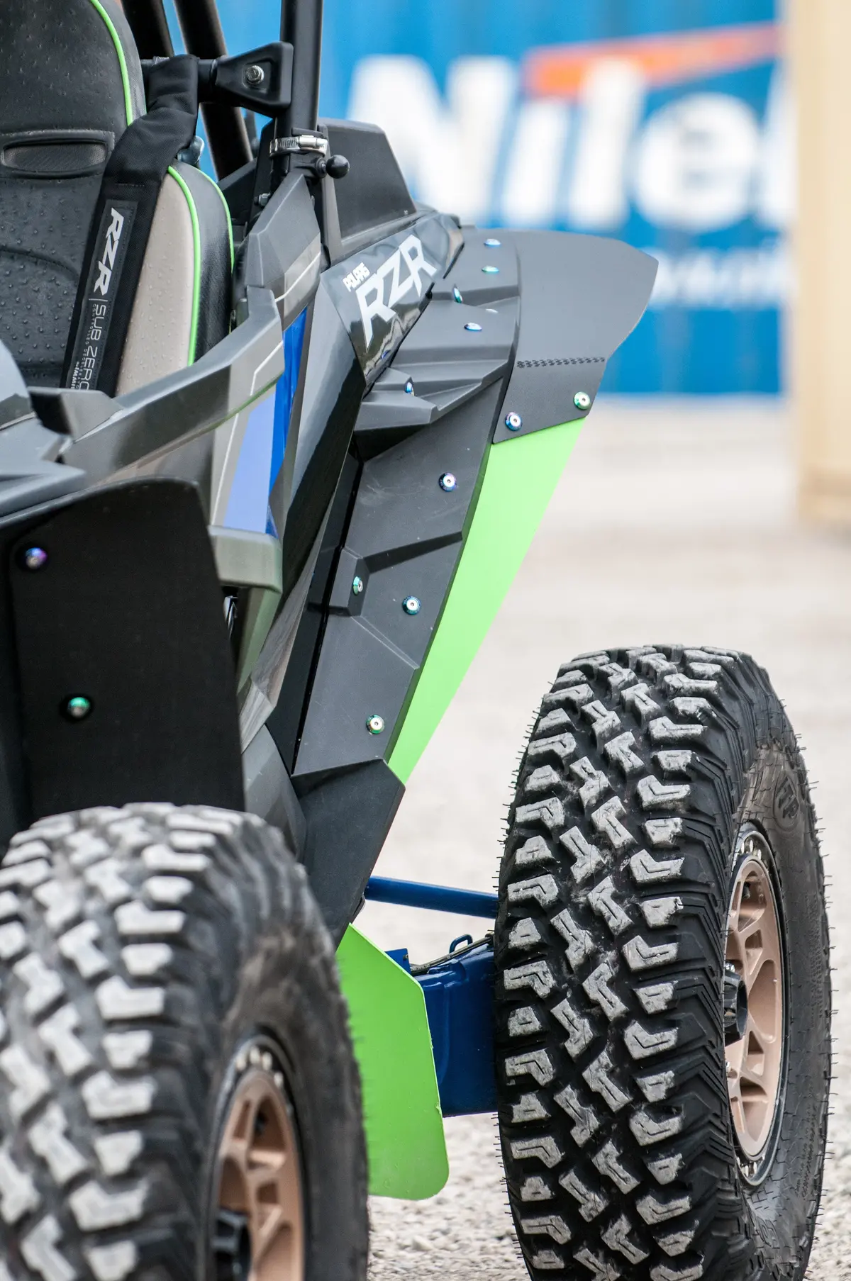Polaris Rzr Xp Turbo S - "The Beast" 2018-2021 Fender Extensions 7