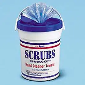 Scrubs® Premoistened Hand Cleaner Towels, 10-1/2 X 12-1/4, 72 Per Bucket - Itw42272ea 1