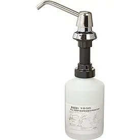 Bobrick® 20-Oz. Liquid & Lotion Soap Dispenser - 4" Spout - B-8221 1