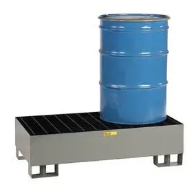 Little Giant® Forkliftable Spill Control Platform Sst-5125 - 2-Drum - 33 Gallon 1