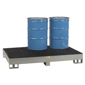 Little Giant® Forkliftable Spill Control Platform Sst-5176 - 6-Drum - 99 Gallon 1