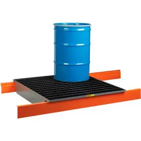 Little Giant Rack Decking W/Spill Control Sump Ss-Rd-5149-42 - 51X49x8.5, Fits 42" Deep Pallet Racks 1