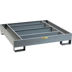 Little Giant® Spill Control Platform With Pallet Supports Ssp-5151 - 51 X 51 - 66 Gallon Cap. 1