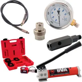 Bva Hydraulic Combo, 10 Ton, 2" Stroke Hollow Cylinder No Threads With P350 Pump 1