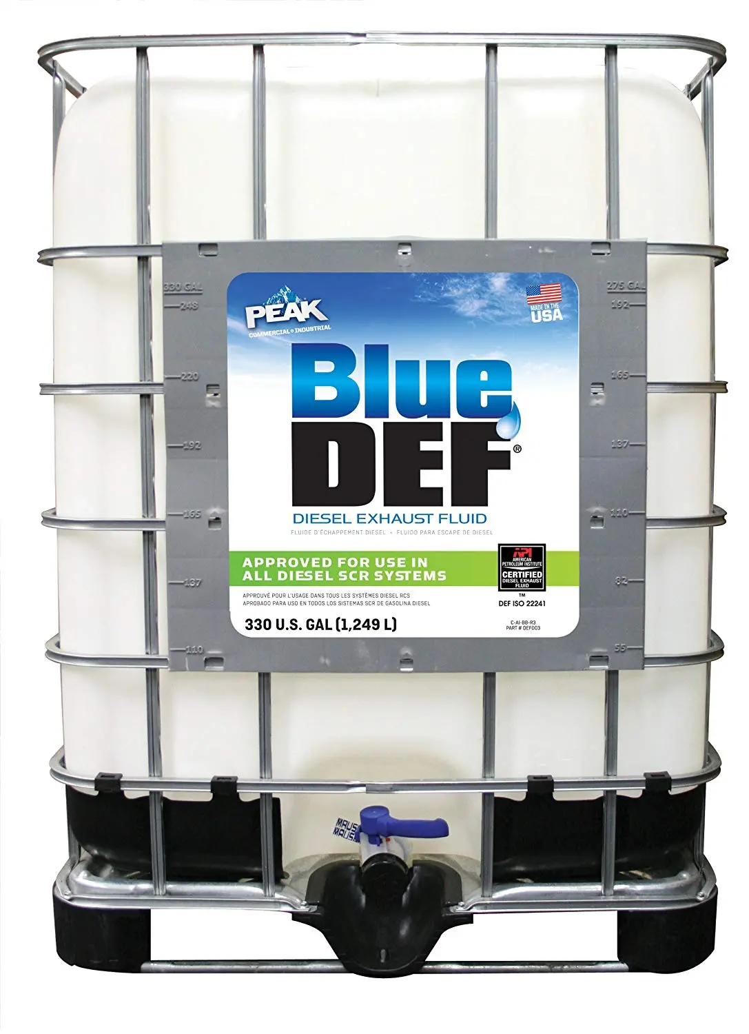 Blue Def 330-Gallon Tote Premium Diesel Exhaust Fluid 1