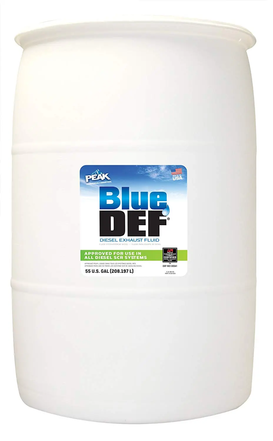 Blue Def 55-Gallon Drum Premium Diesel Exhaust Fluid 1