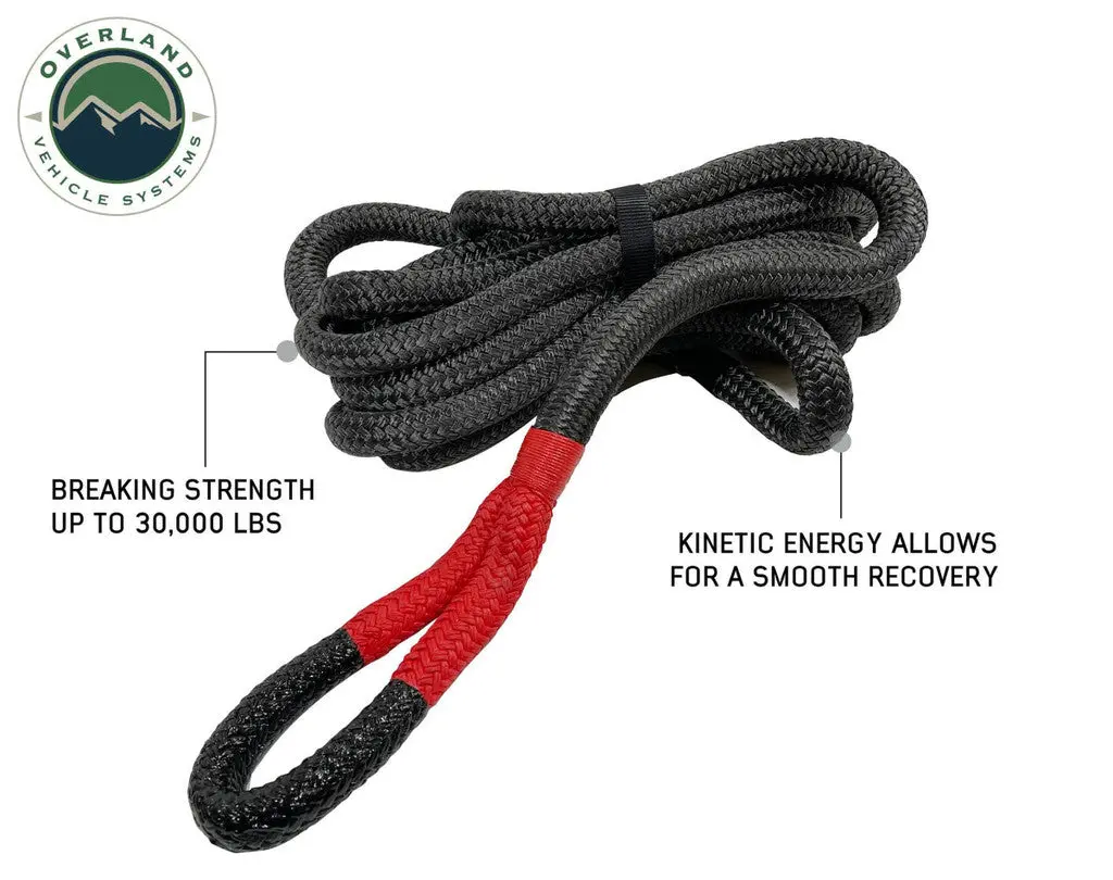 Brute Kinetic Recovery Strap 1" X 30' With Storage Bag - 30% Stretch 19009916 1