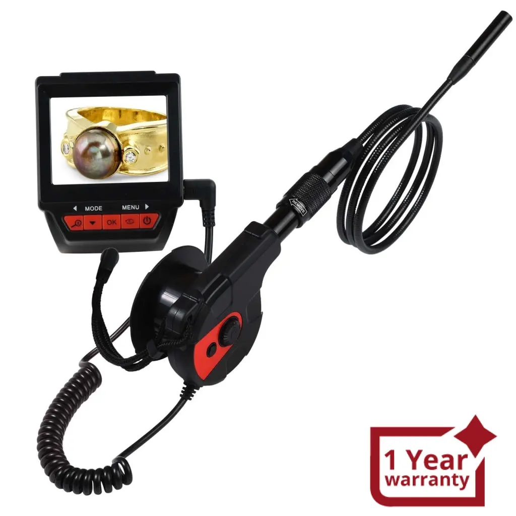 C0588g Watch Type Wearable Borescope Endoscope Video Inspection Camera 8.5Mm Dia. + 1M Cable 1
