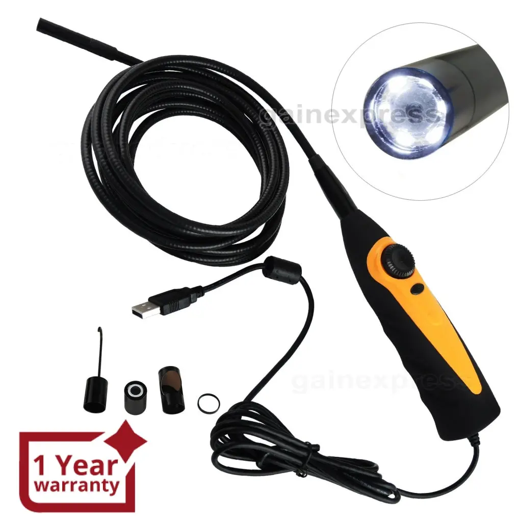 C0598as_3M Usb Video Inspection Borescope 3M Cable Endoscope Pipe Snake Scope 8.5Mm Hd Camera 1