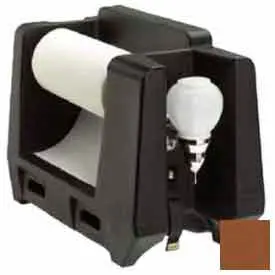 Handwash Station With Soap Dispenser & Paper Towel Roll Holder, Dark Brown 1