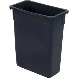 Carlisle Trimline Rectangle Waste Container 15 Gallon, Gray, - 34201523 Minimum Of 4 1