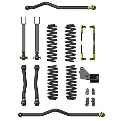 Jeep Wrangler 3.5" Ride Right+ Lift Kit 2007-2018, Jk 2 Door Cor-2908010 1