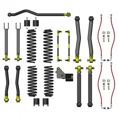 Jeep Wrangler 3.5" Premium Lift Kit 2007-2018, Jk 1