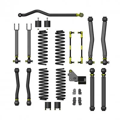 Jeep Wrangler 4.5" Overland+ Lift Kit 2007-2018, Jk Cor-3008050 1