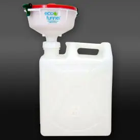 Eco Funnel® Ef-30020-Sys 8" Eco Funnel System, 20 Liter Container, Red Lid 1