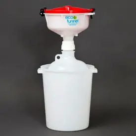 Eco Funnel® Ef-3008C-Sys 8" Eco Funnel System, 8L Carboy & Secondary Container, Red Lid 1